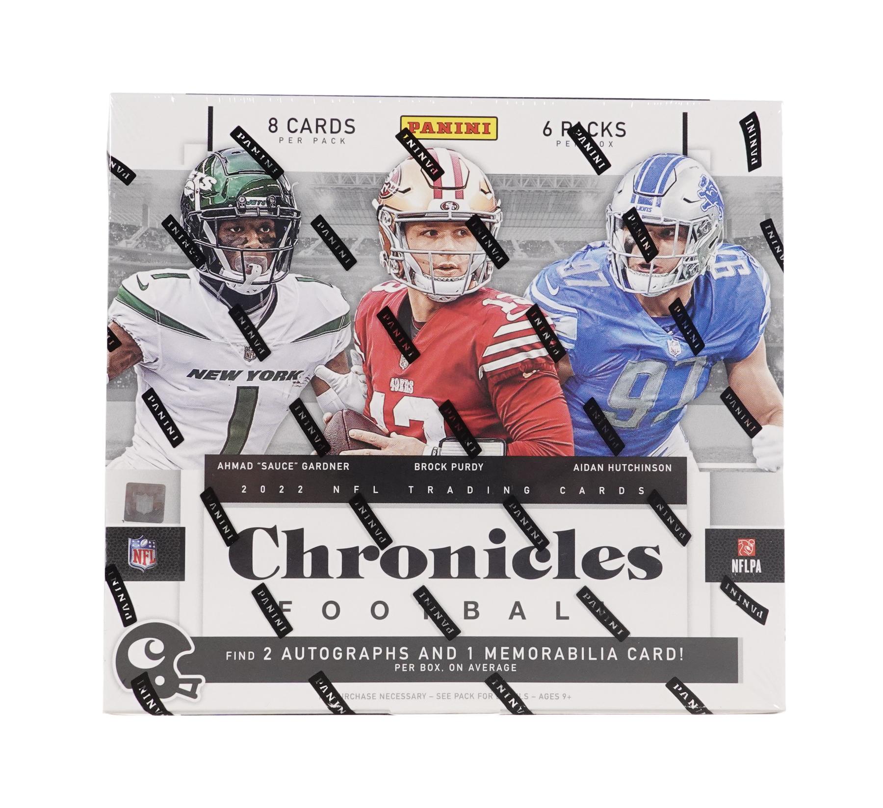 2022 Panini Chronicles Football Hobby Box DA Card World