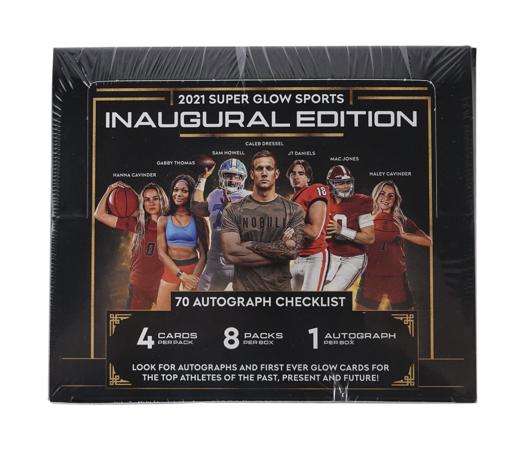 2021 Super Break Super Glow Sports Inaugural Edition Hobby Box