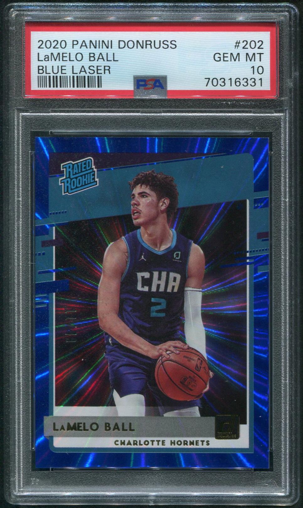 Lamelo Ball hotsell 2020-21 Donruss Rated Rookie Green Laser rookie