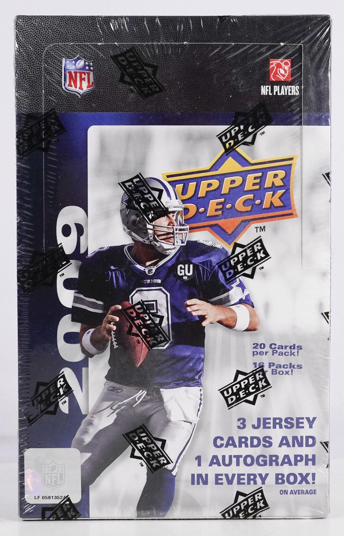 2009 Upper Deck Football Hobby Box DA Card World