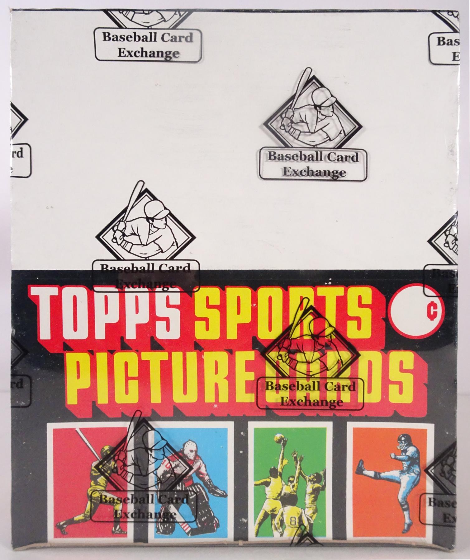 1988 deals Topps Rack Pack Box