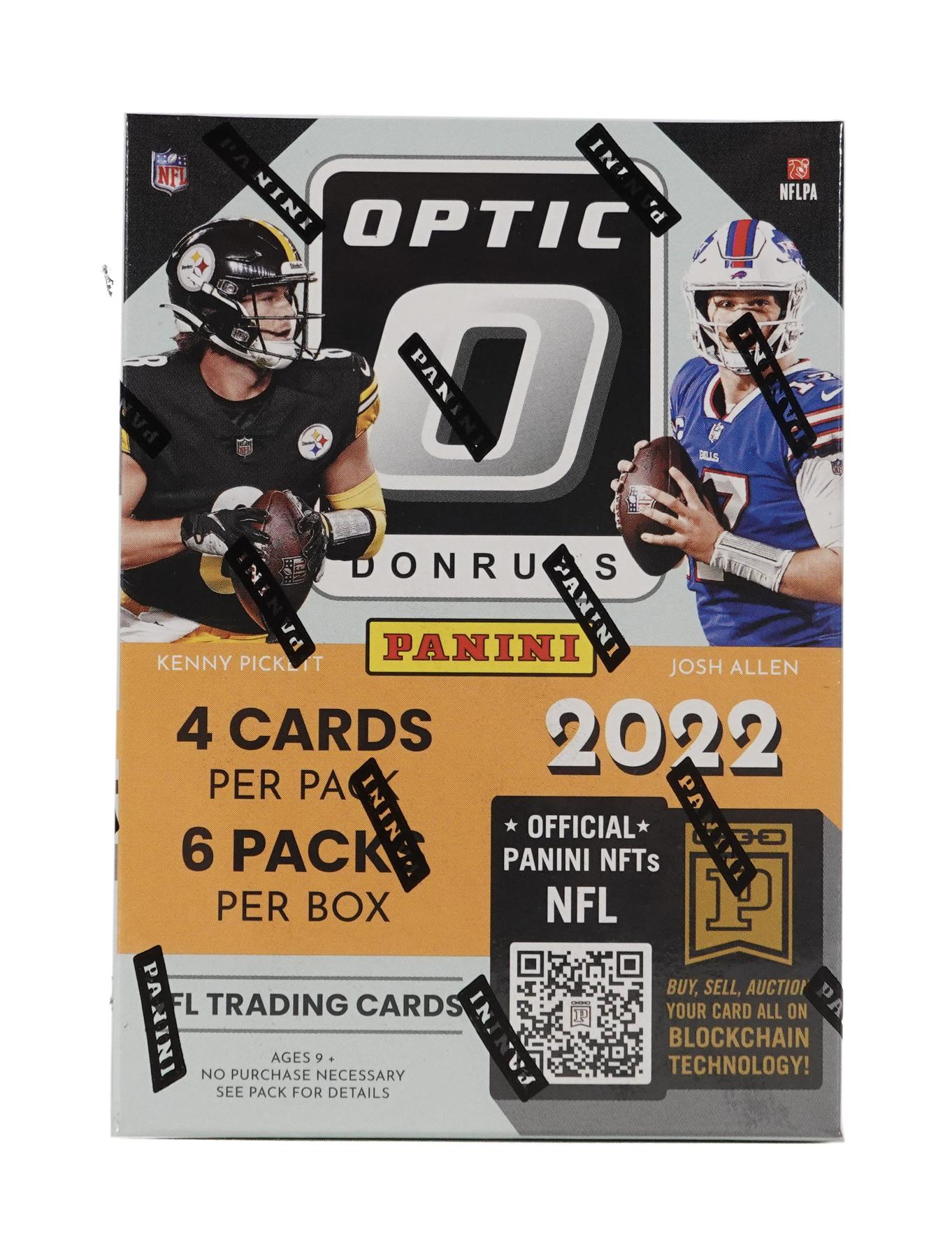 2017 Donruss Optic NFL Football HUGE Factory Sealed MEGA BOX with 10 Packs  including EXCLUSIVE MEMORABALIA Card & 10 EXCLUSIVE Red & Yellow ROOKIE