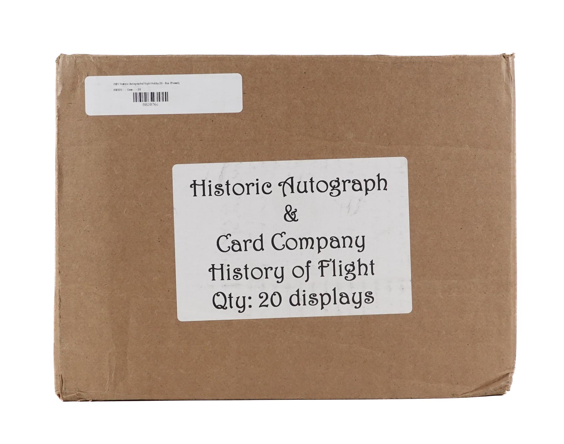 2023 Historic Autographs Flight Hobby 20-Box Case | DA Card World
