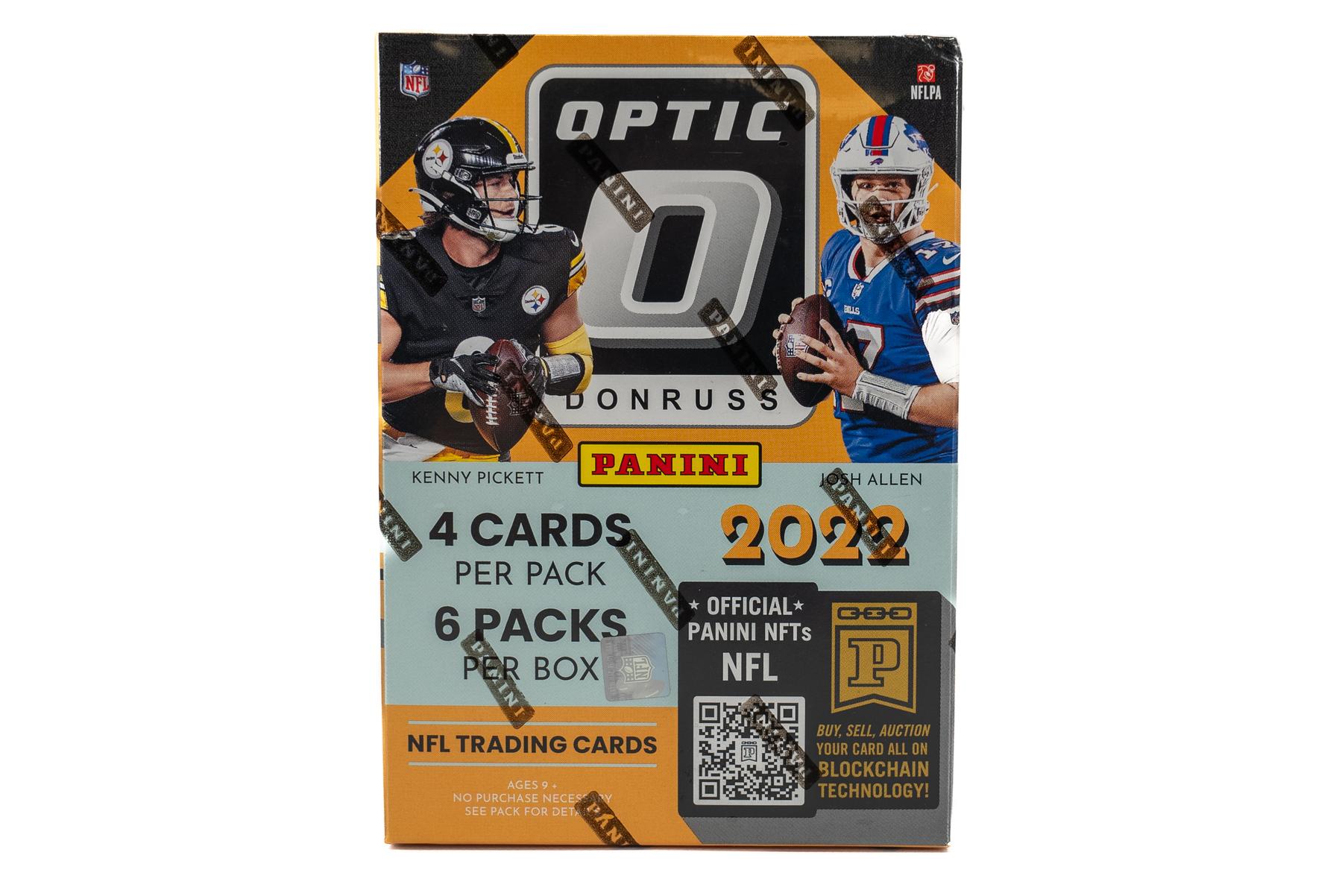 2022 Panini Donruss Optic Football 6-Pack Blaster Box (Pink Parallels ...