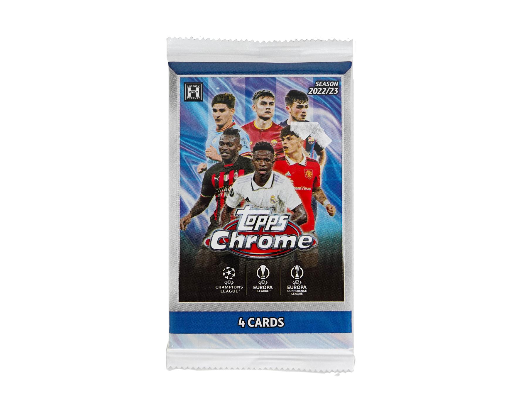 2022/23 Topps Chrome UEFA Club Competitions Soccer Hobby Pack | DA
