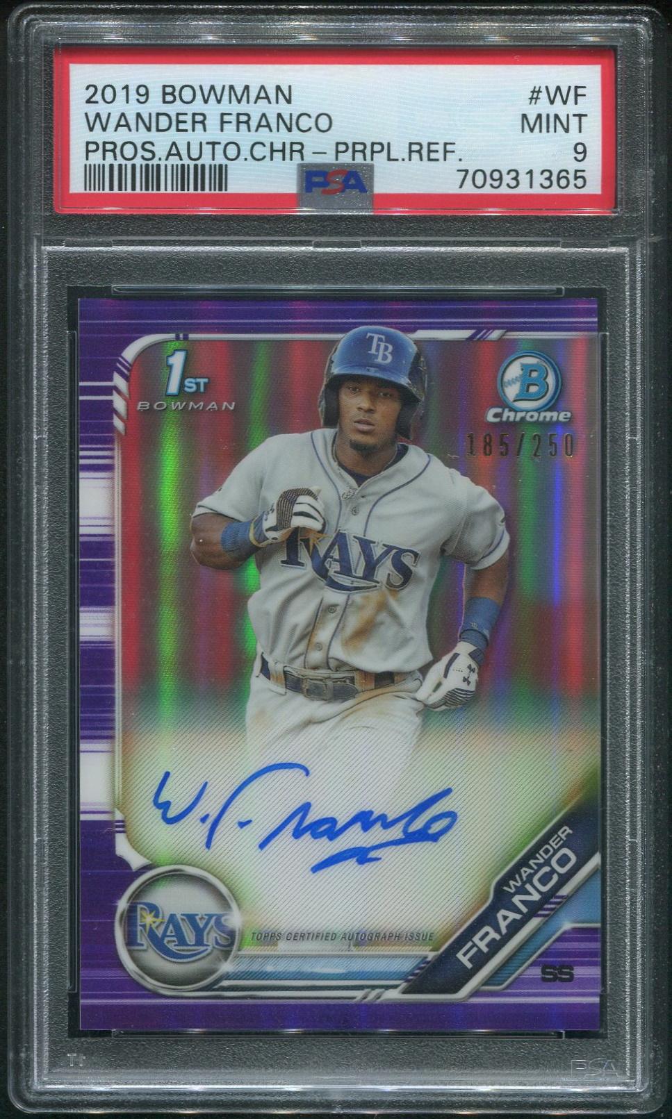 その他 2019 bowman chrome Wander Franco ref 499 WANDER FRANCO 1st 2019 Bowman Chrome REFRACTOR #/499 Tampa