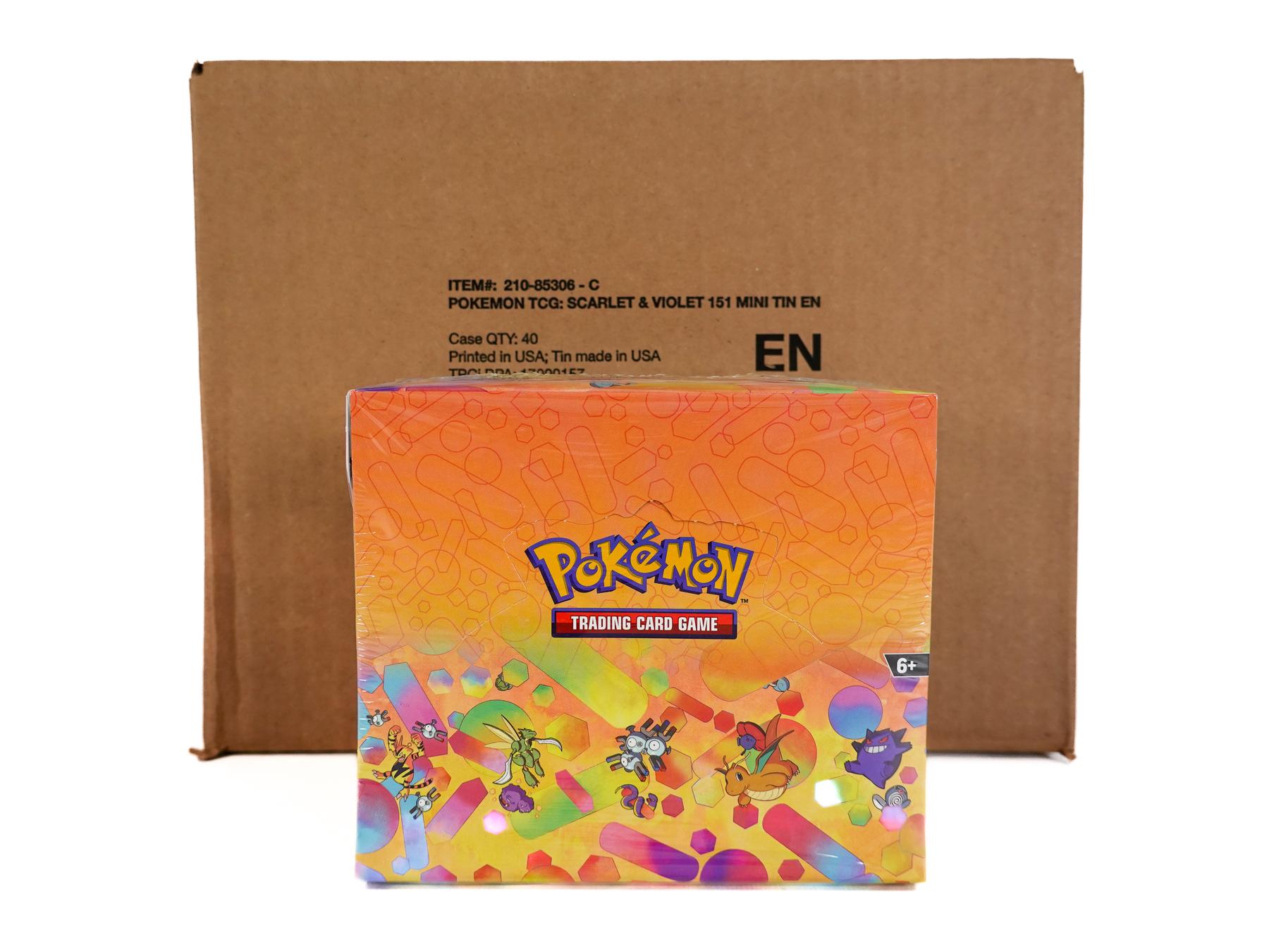 151 mini booster box Tin Display Evolve Card Shop New adventures will unfold and new horizons will be revealed in the Scarlet Pokemon Scarlet & Violet 151