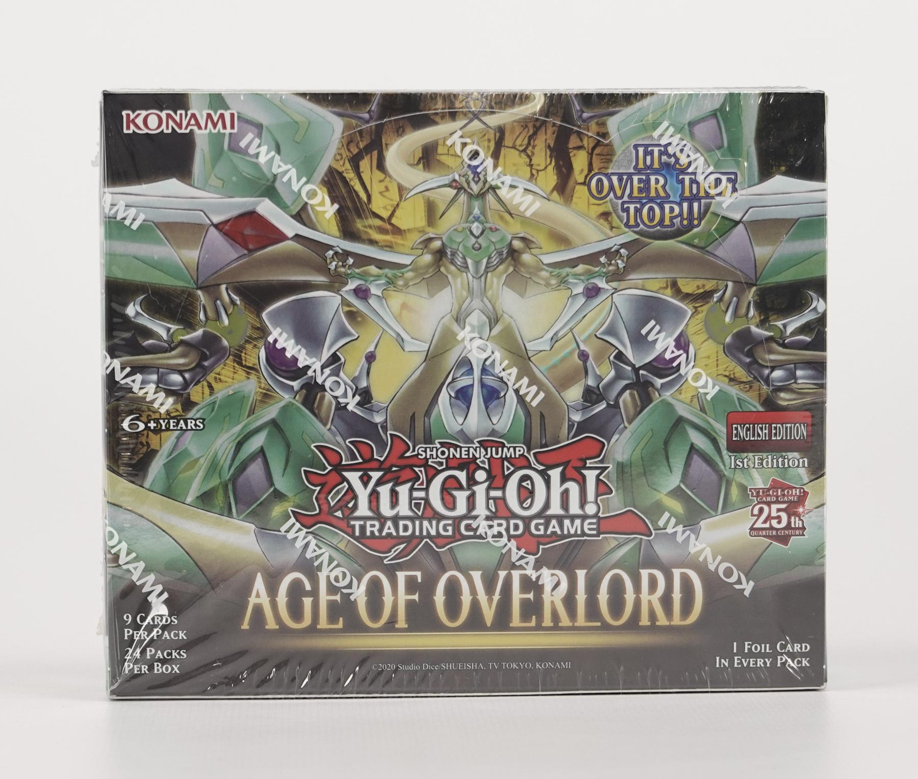 YuGiOh Age of Overlord Booster Box DA Card World
