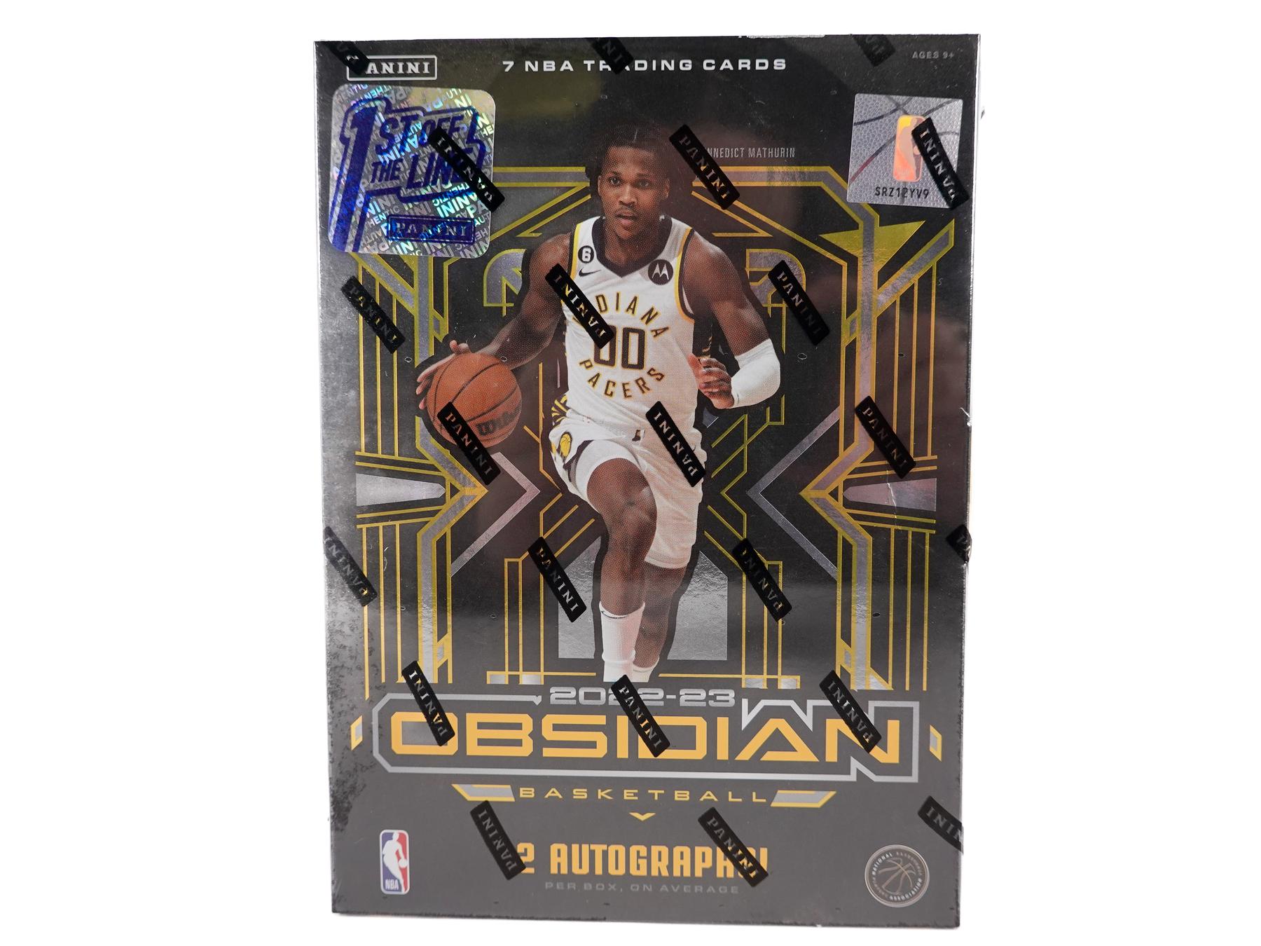 2022/23 Panini Obsidian Basketball 1st Off The Line FOTL Hobby Box