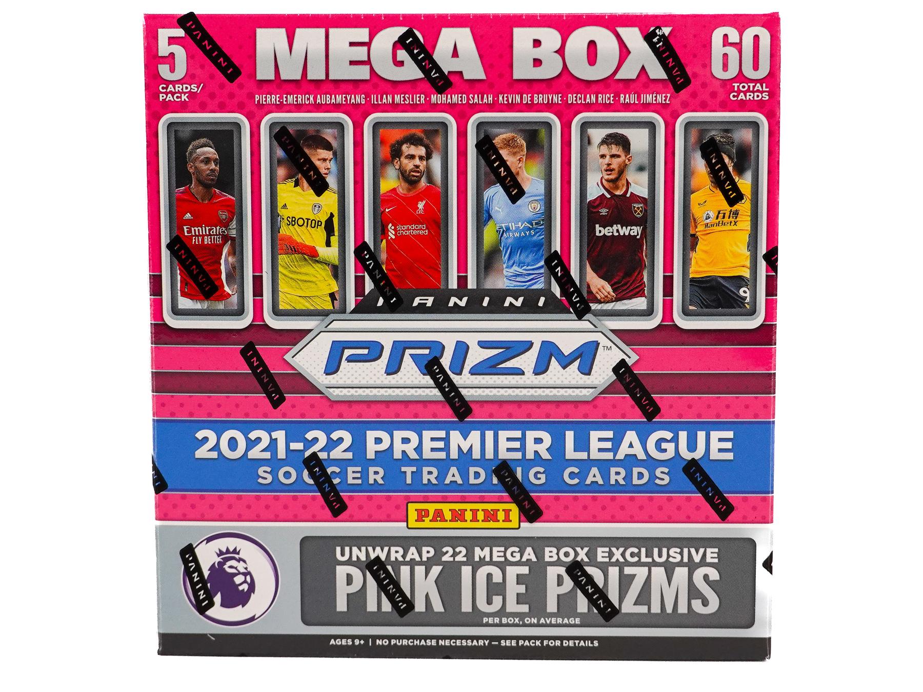 2021/22 Panini Prizm Premier League EPL Soccer Mega Box (Pink Ice Prizms!)  | DA Card World