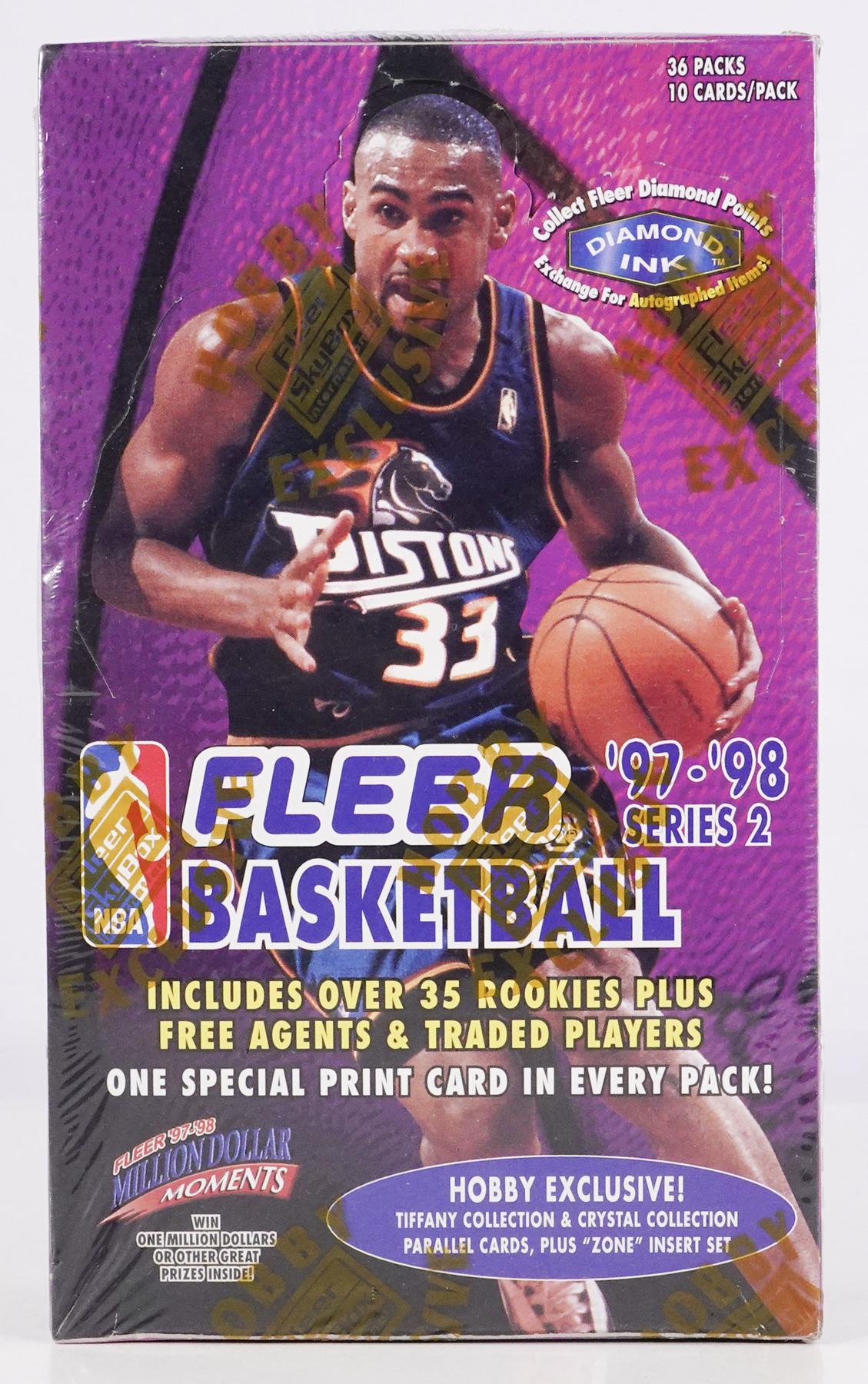 1997/98 Fleer Series 2 Basketball Hobby Box | DA Card World