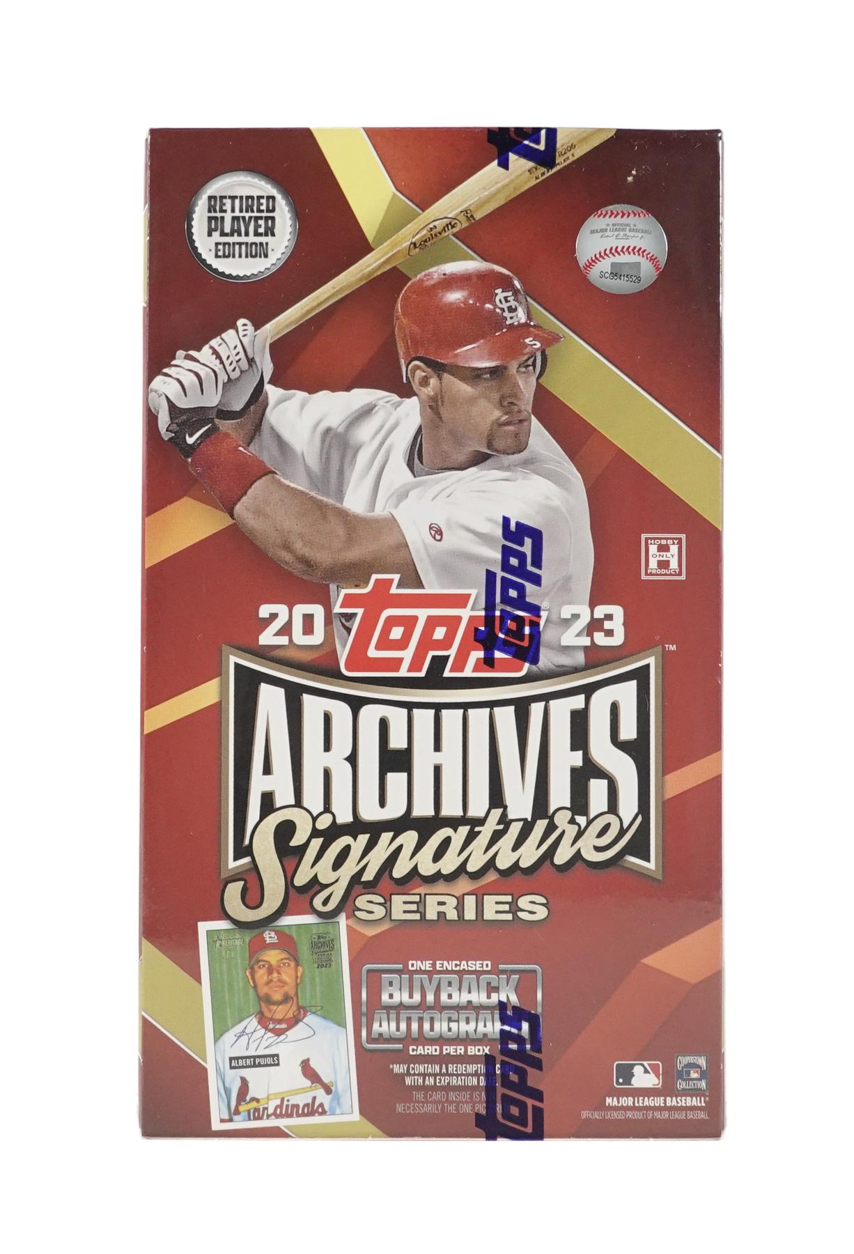 2023 Topps Archives Signature Series Retired Player Edition Baseball