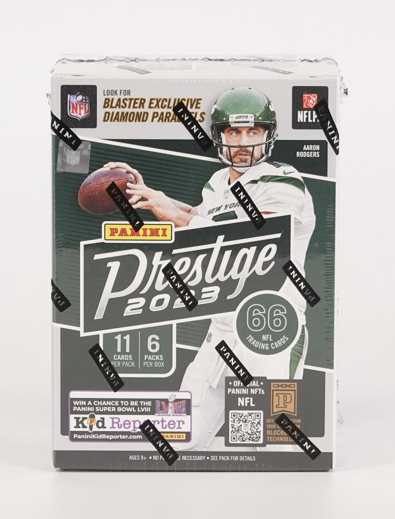 2023 Panini Prestige Football 6Pack Blaster Box DA Card World