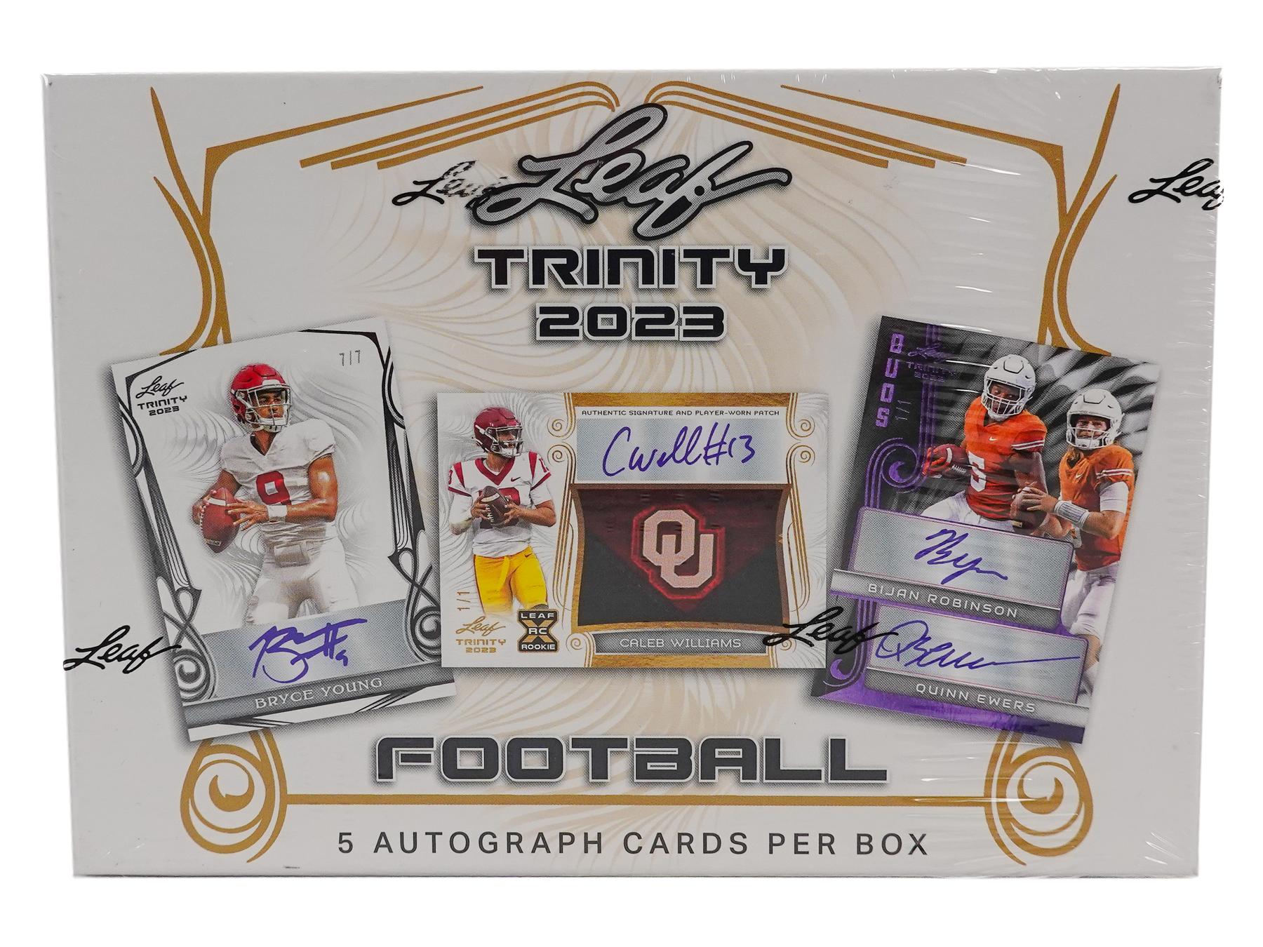 2023 Leaf Trinity Football Hobby Box | DA Card World