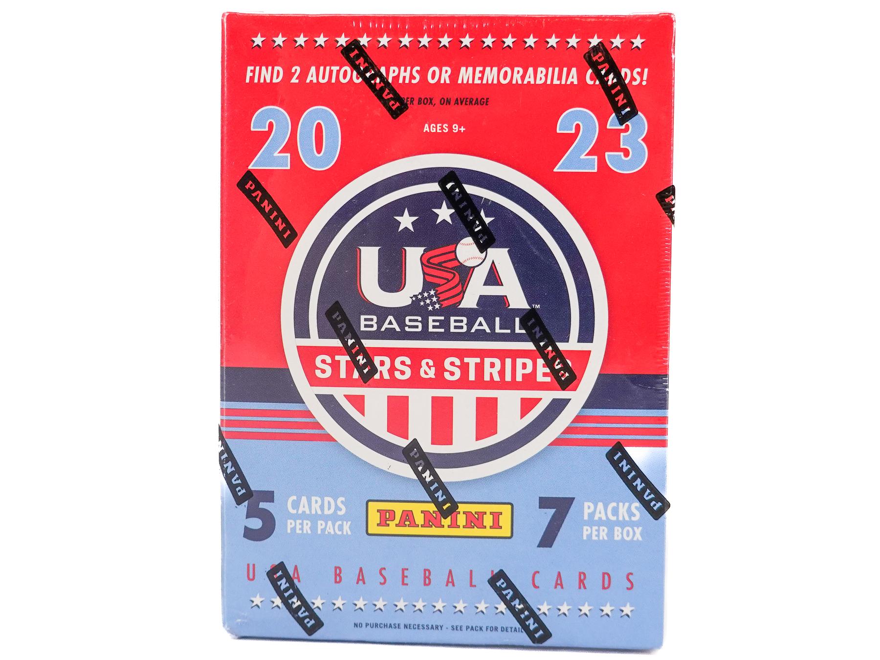 2023 panini USA Stars and stripes popular baseball cards 3 boxes