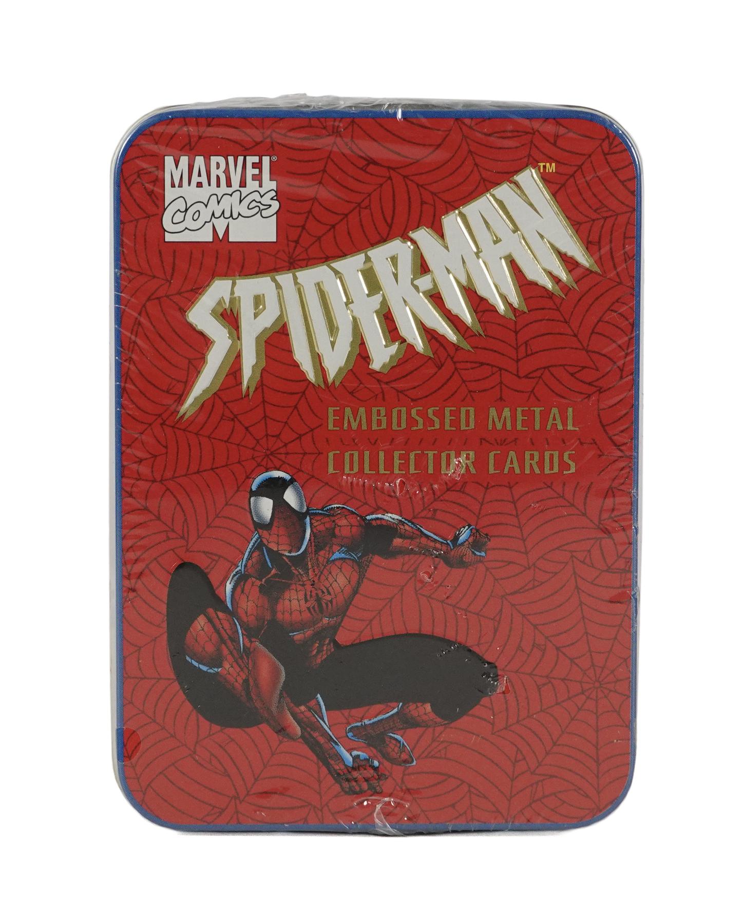 Spider-Man embossed metal collector cards