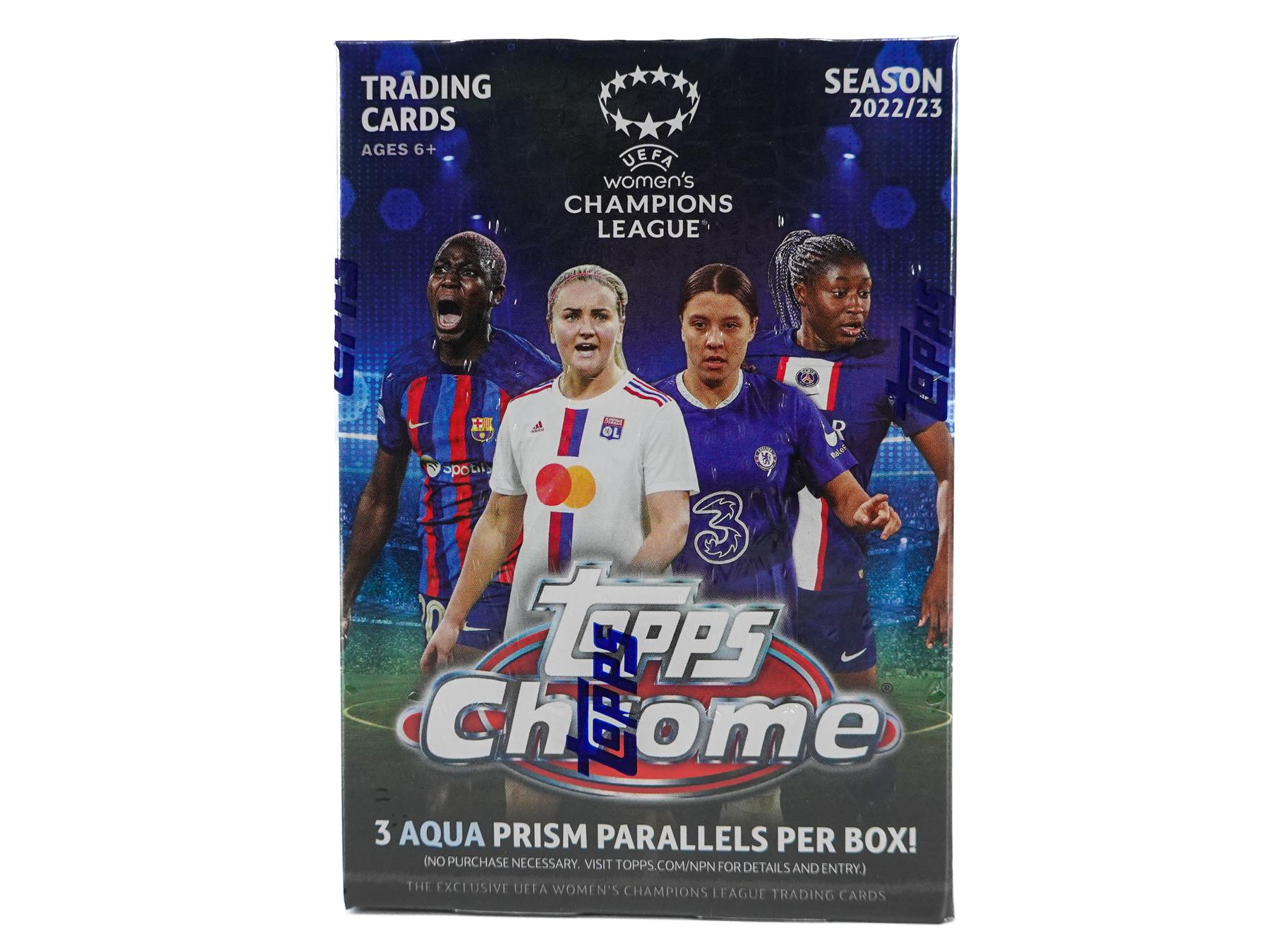 2022/23 Topps Chrome UEFA Women's Champions League Soccer 8-Pack 