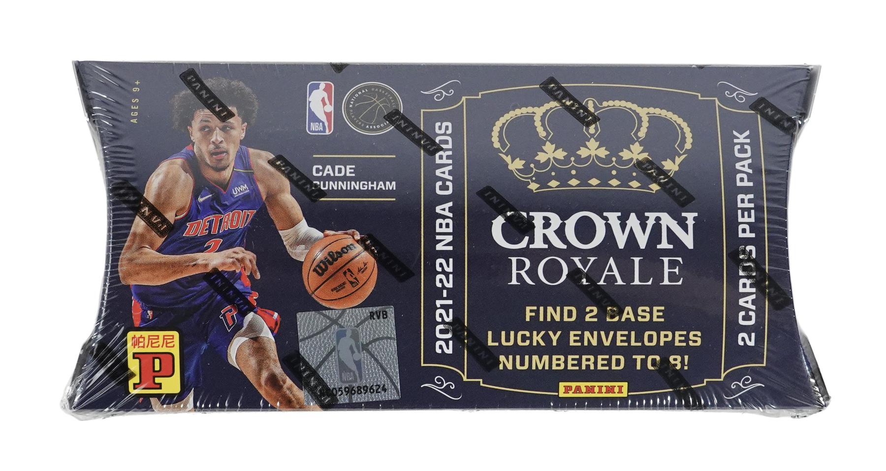 2021/22 Panini Crown Royale Basketball Lucky Envelopes Pack