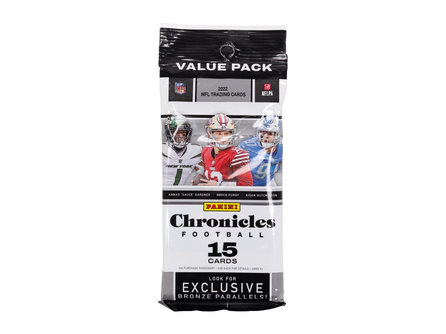 2022 Panini Chronicles Football Jumbo Value Pack (Bronze Parallels