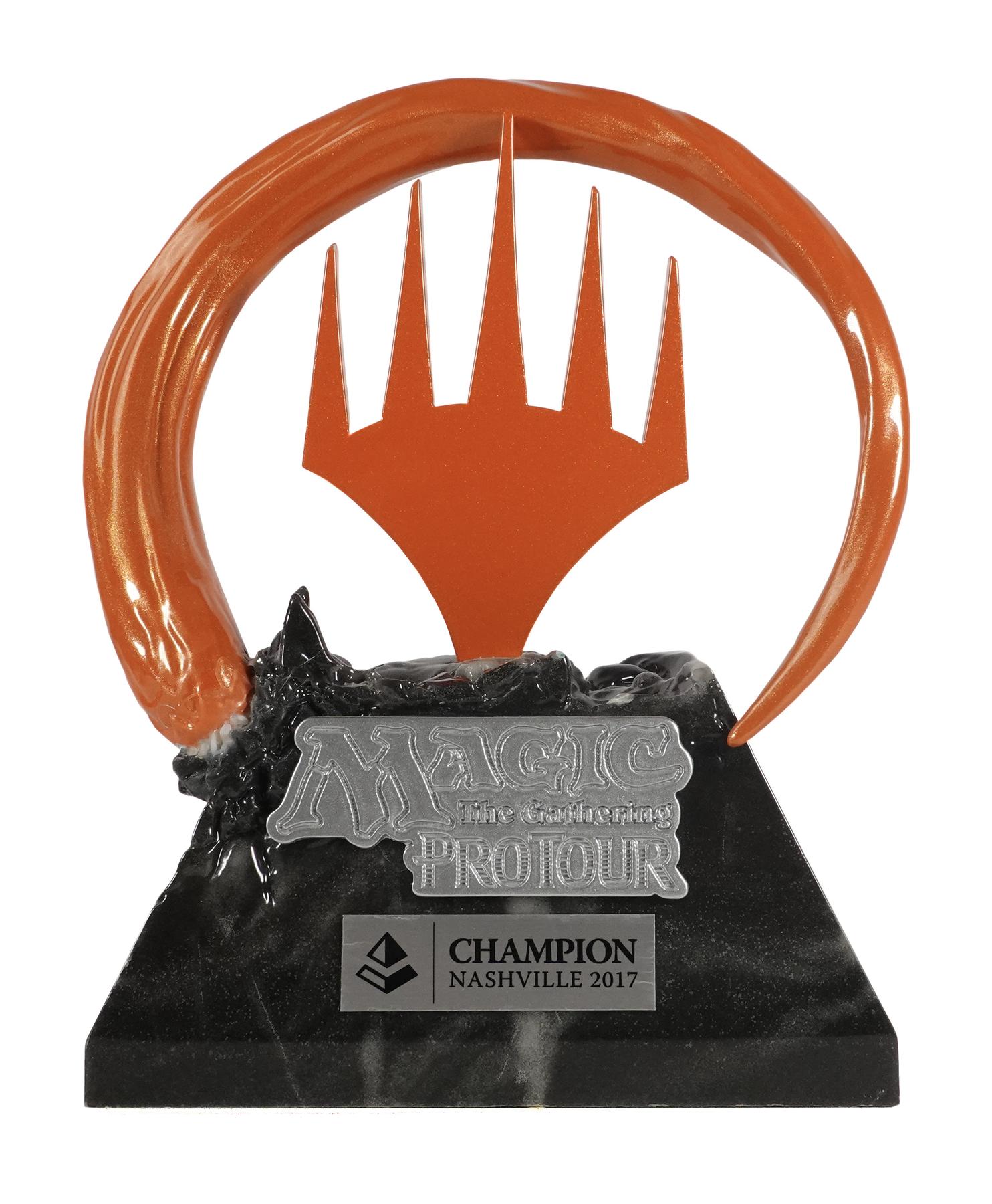 Magic the Gathering Pro Tour Amonkhet Nashville 2017 PT CHAMPION 1st Place Trophy DA Card World