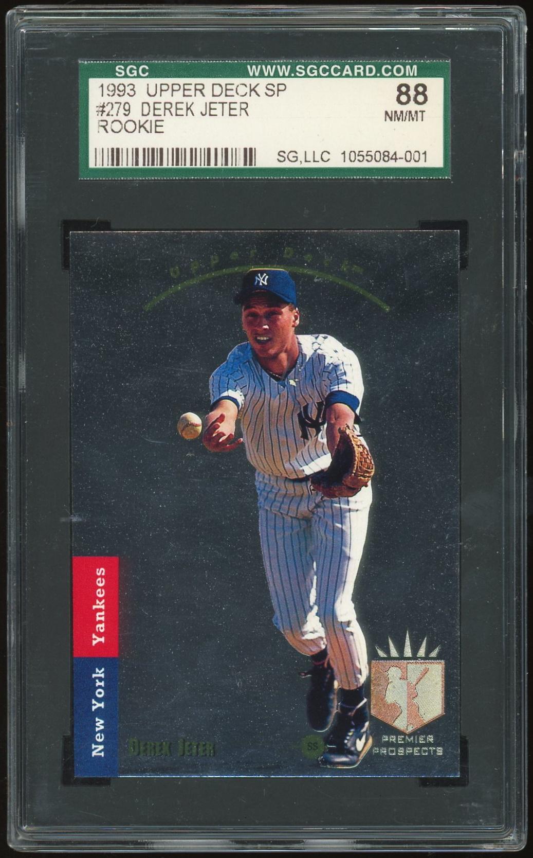 1993 Upper Deck Sp#279 Derek Jeter New York Yankees Rookie