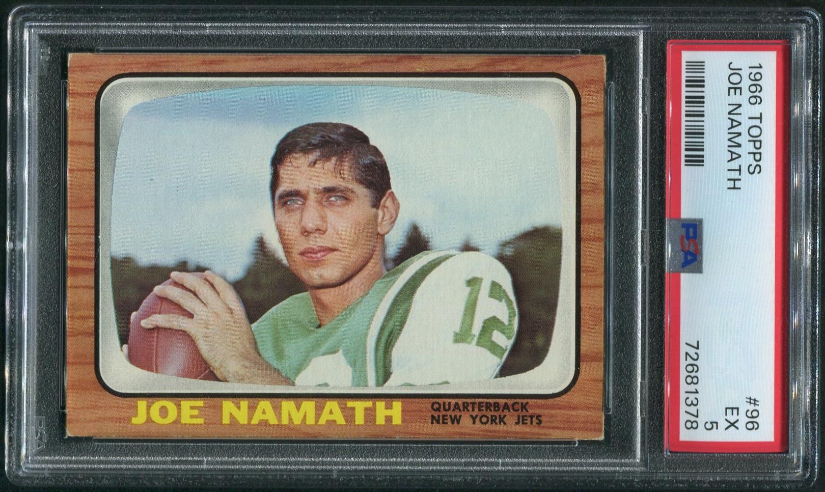 Topps Joe Namath Football Trading Cards