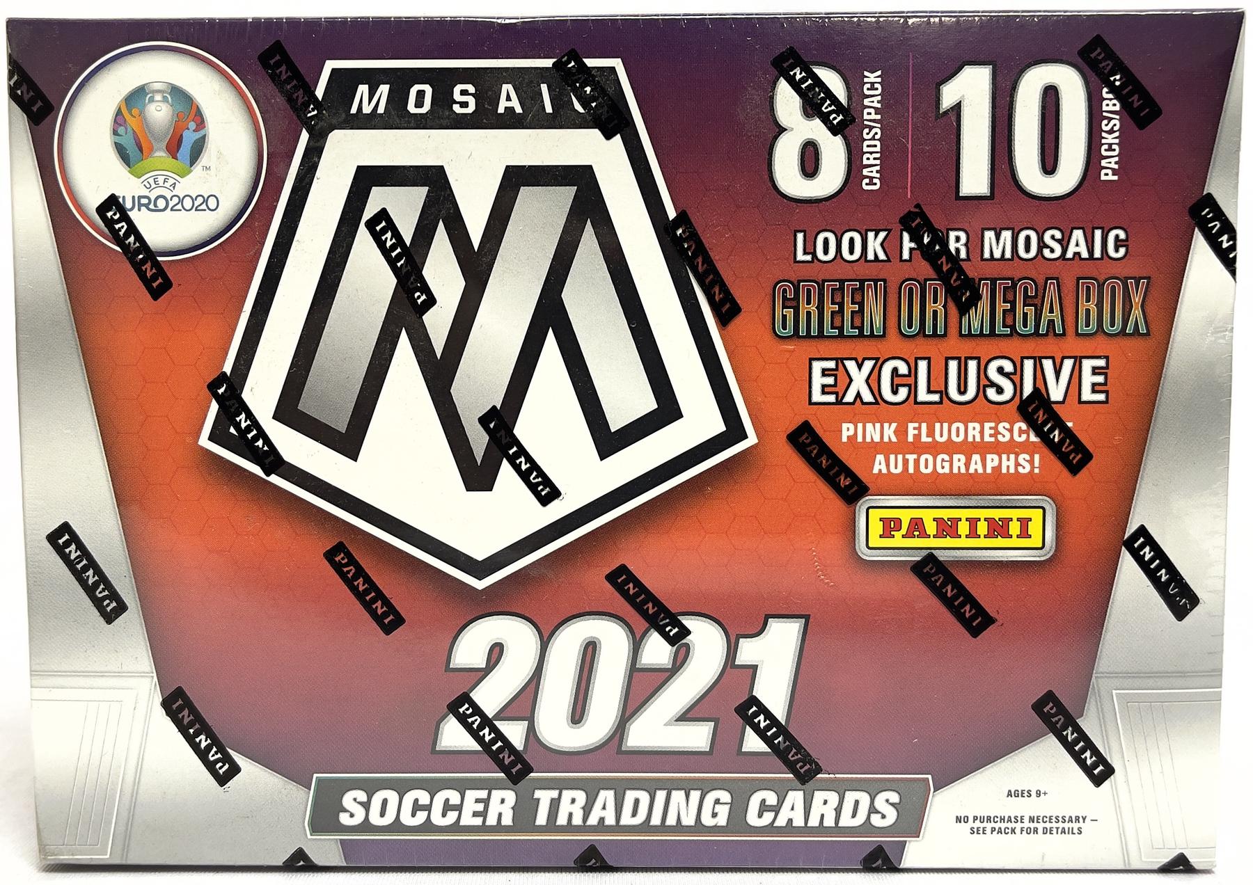 2020/21 Panini Mosaic UEFA Euro 2020 Soccer Mega Box (Pink