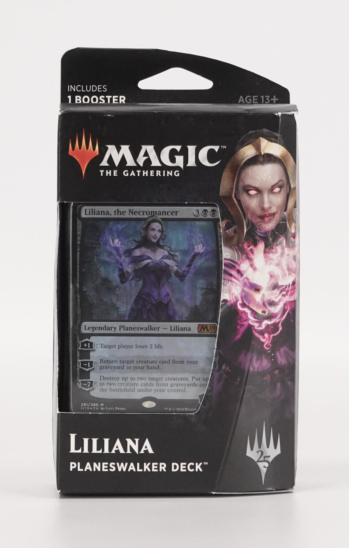 Magic the Gathering Core Set 2019 Planeswalker Deck Liliana DA Card