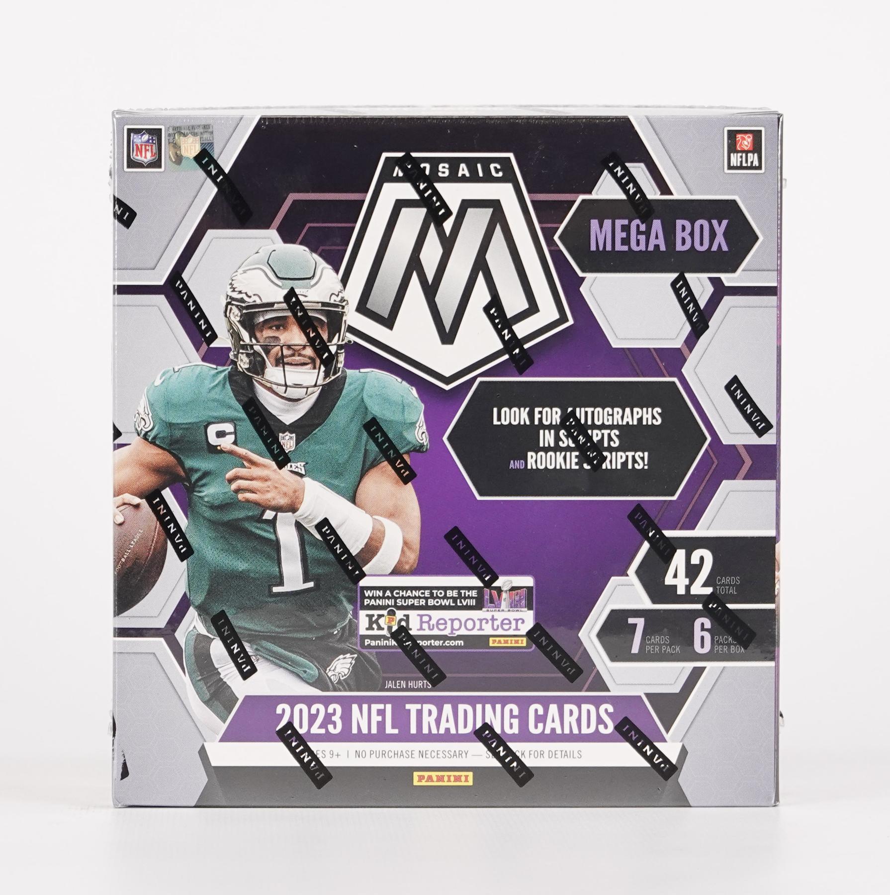 2023 Panini Mosaic Football Hobby Mega Box (Camo Red Parallels!) DA