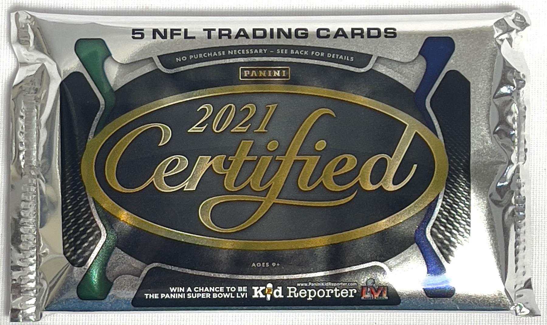 2021 Panini Certified Football Hobby Pack DA Card World