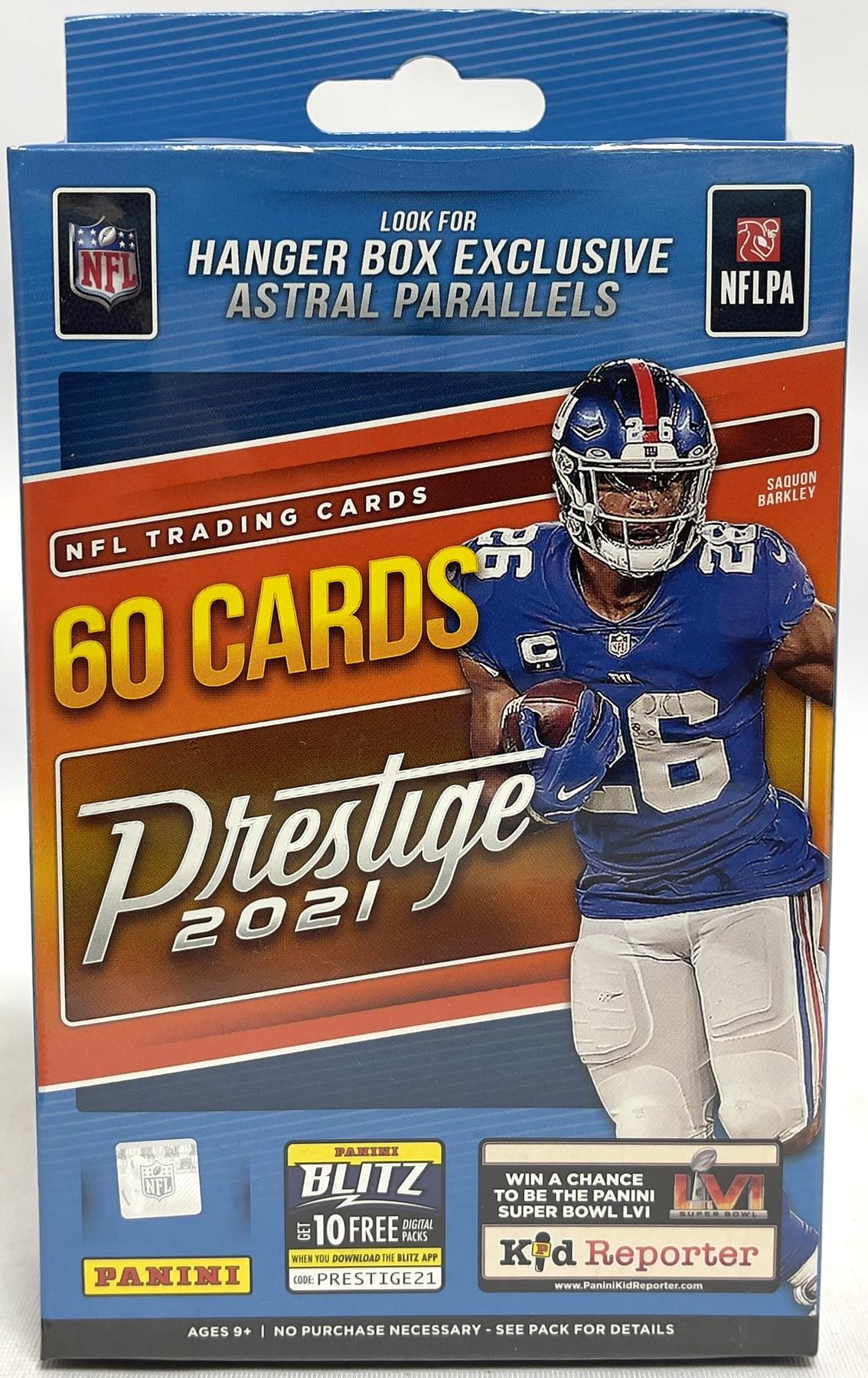 2021 Panini Prestige Football Blaster Box with (8) Packs