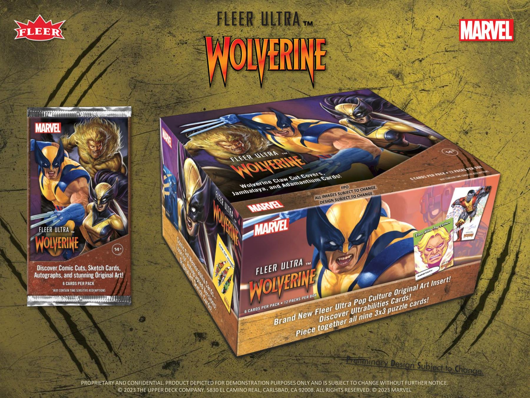 Marvel Fleer Ultra Wolverine Trading Cards Hobby Box (Upper Deck 2024)  (Presell)