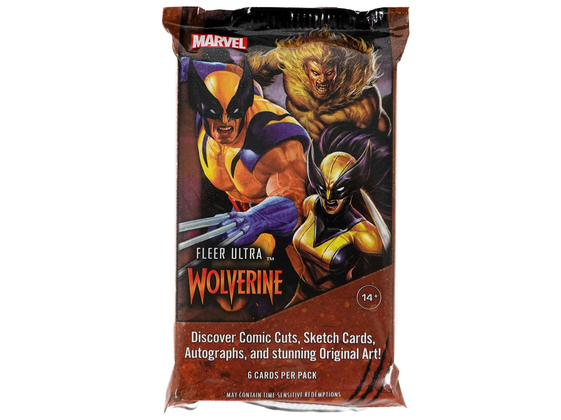 Marvel Fleer Ultra Wolverine Trading Cards Hobby Pack (Upper