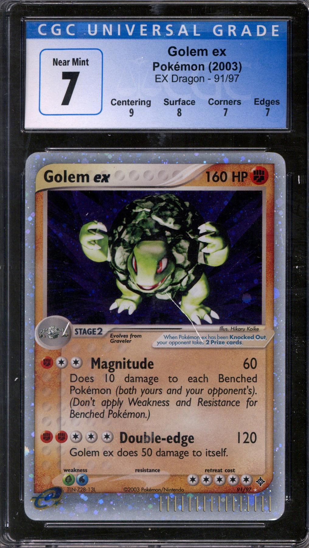 Pokemon EX Dragon Golem EX 91/97 CGC 7 | DA Card World