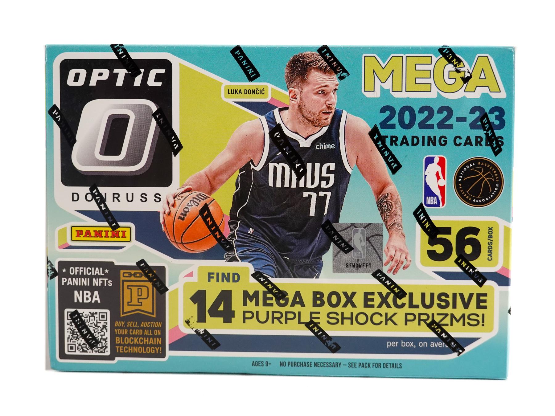 2022/23 Panini Donruss Optic Basketball Mega Box (Purple Shock Prizms ...