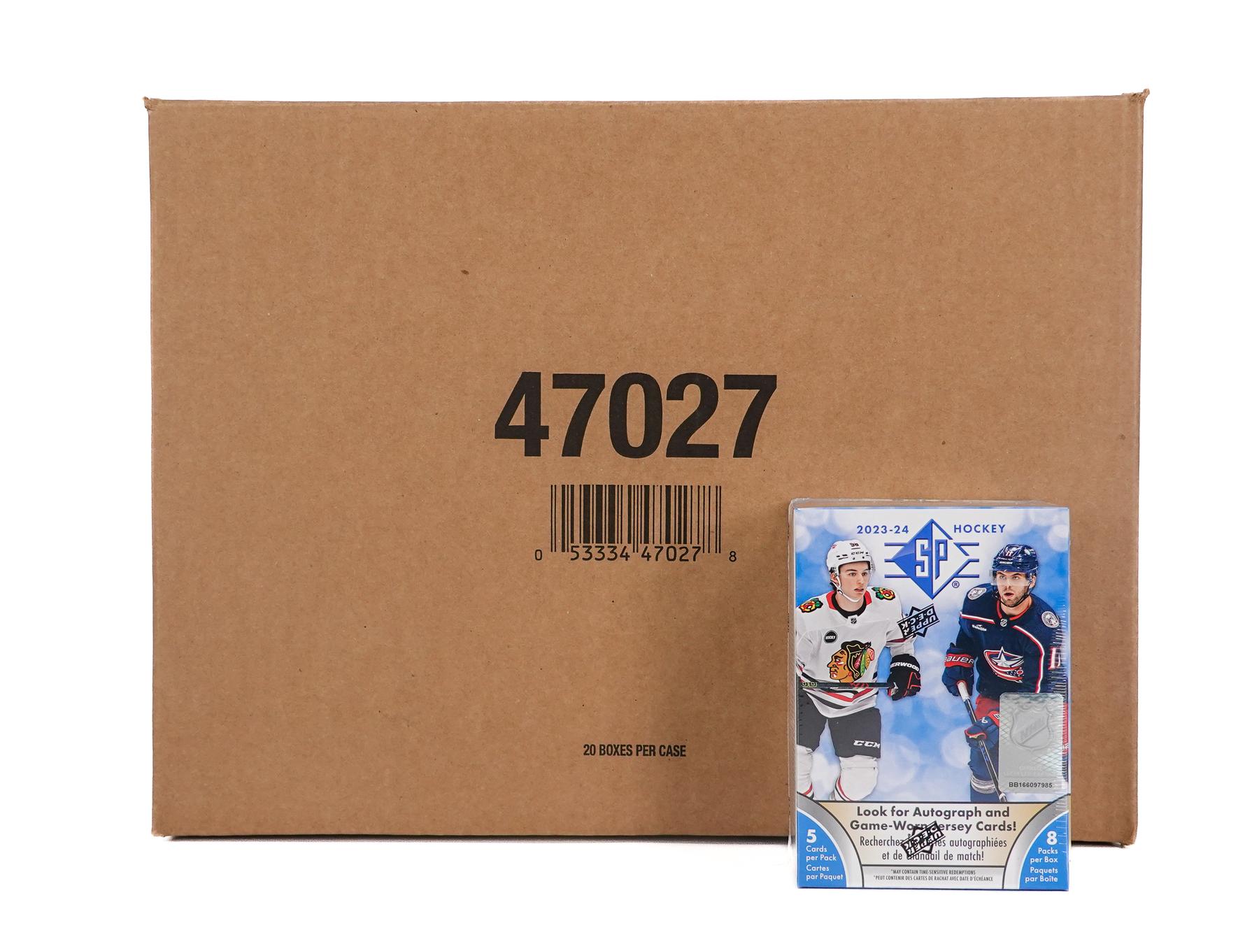 2023/24 Upper Deck SP Hockey 8-Pack Blaster 20-Box Case | DA