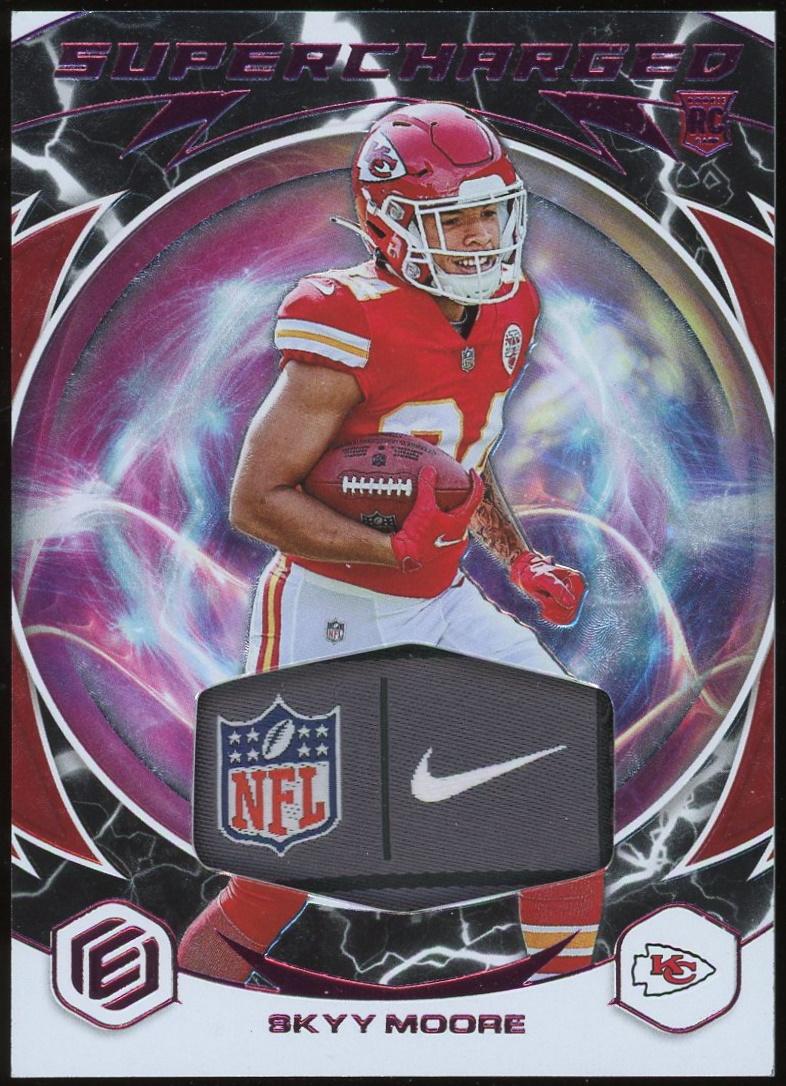 2022 Panini Elements Supercharged Jersey Hydrogen SC23 Skyy Moore