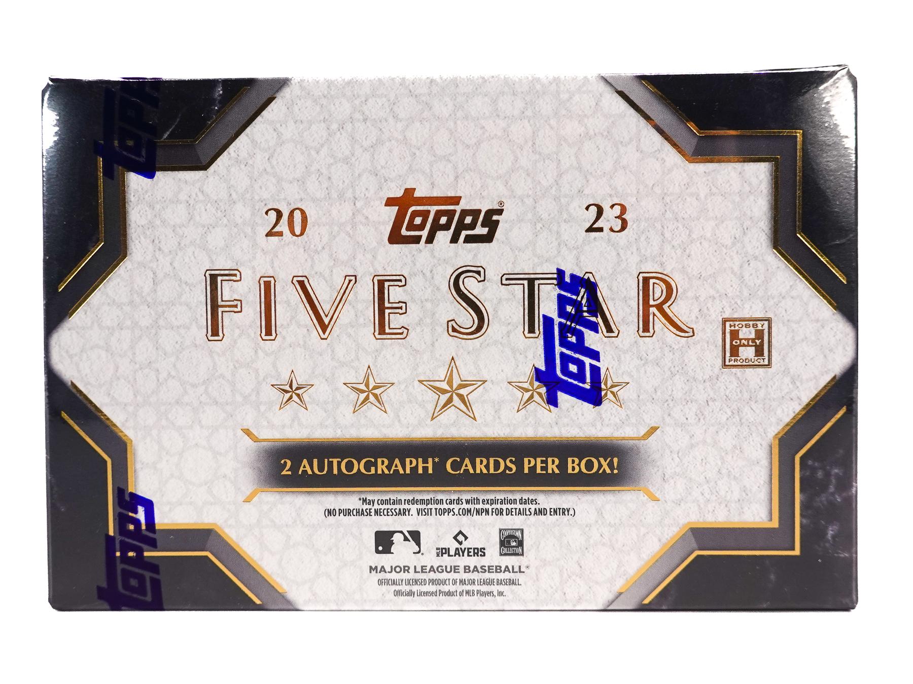 2023 Topps Five Star Baseball Hobby Box DA Card World