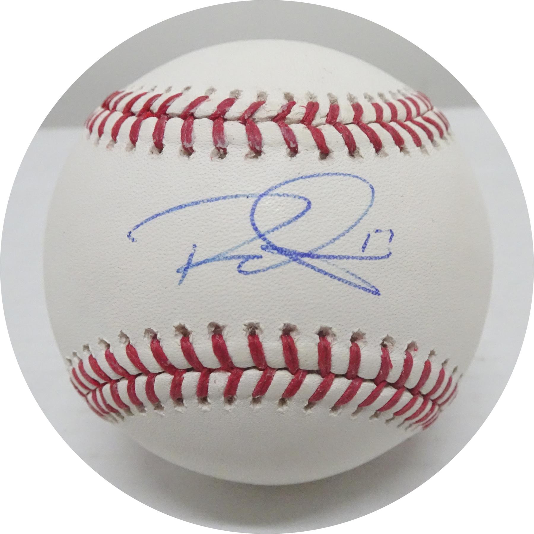 Rhys Hoskins Autographed OML Manfred Baseball JSA EE92231 (Reed Buy ...