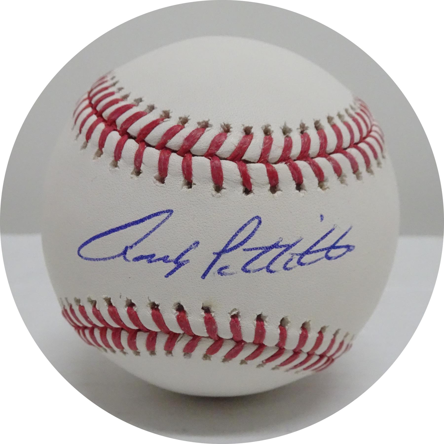 Andy Pettitte Autographed OML Manfred Baseball JSA AN97813 (Reed Buy ...