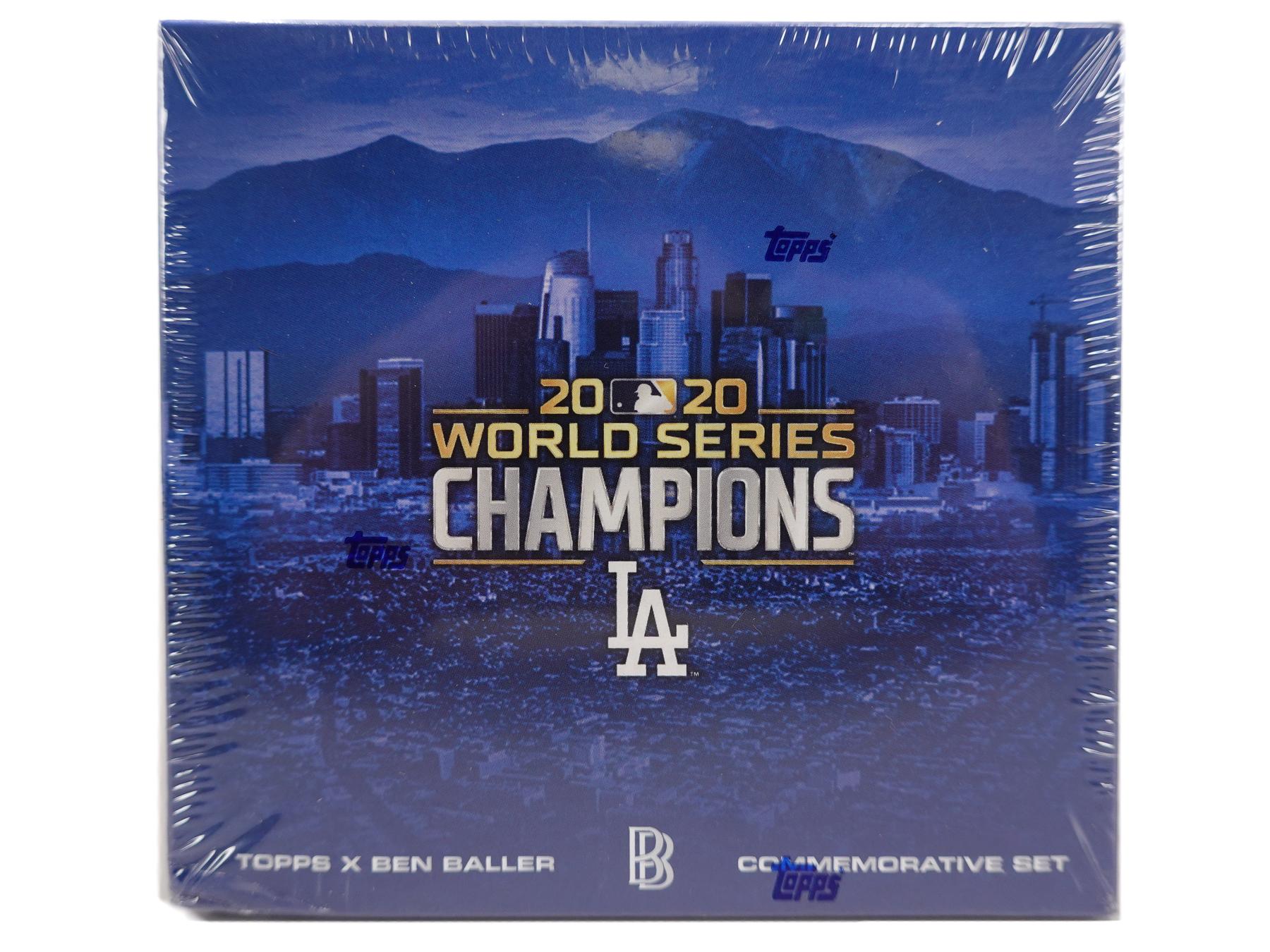 2020 Topps X Ben Baller Los Angeles Dodgers World Series Champions ...