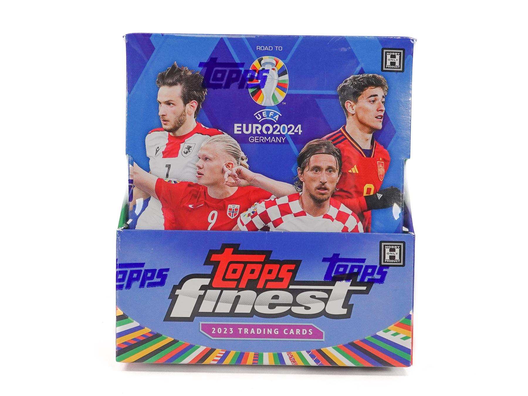 2023/24 Topps Finest Road to UEFA Euro Soccer Hobby Box DA Card World