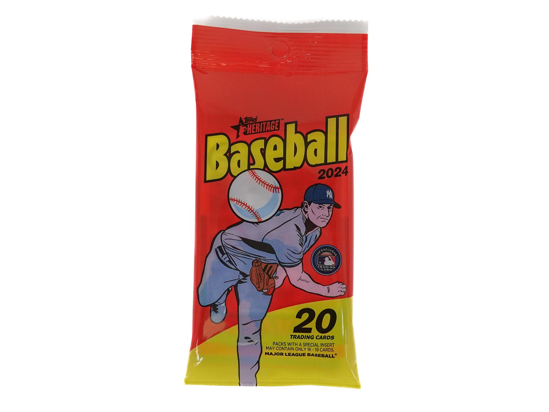 2024 Topps Heritage Baseball Jumbo Value Pack DA Card World