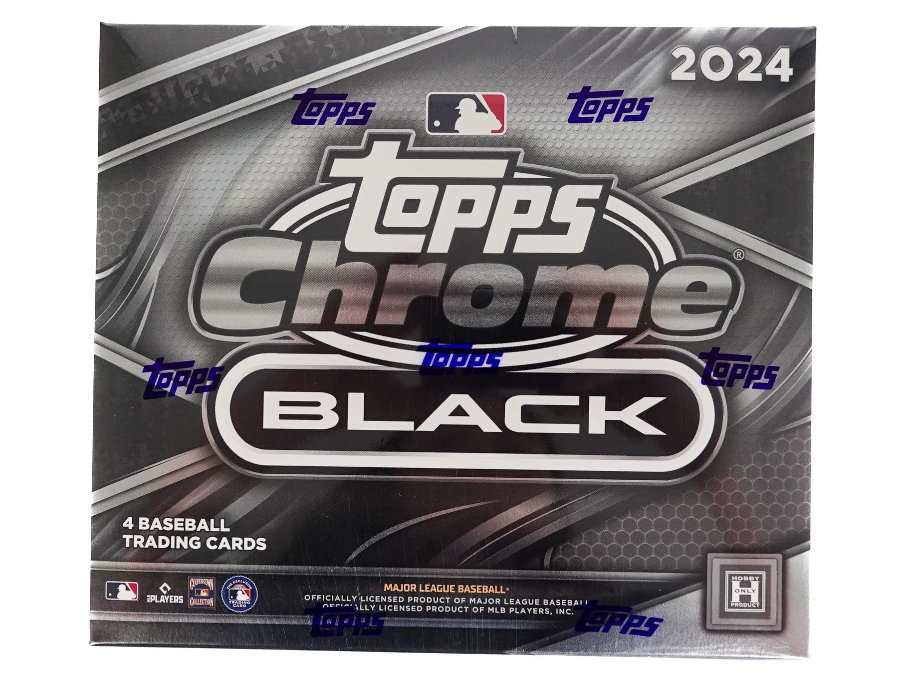 2024 Topps Chrome Black Baseball Hobby Box | DA Card World