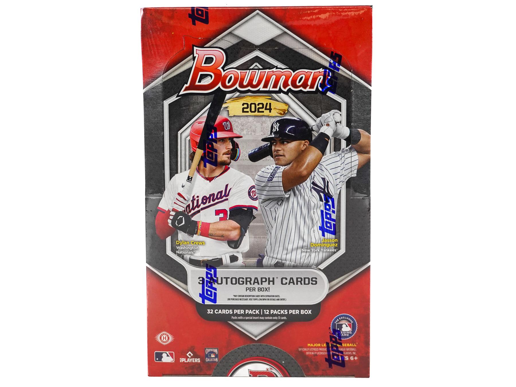 2024 Bowman Baseball Hobby Jumbo Box DA Card World