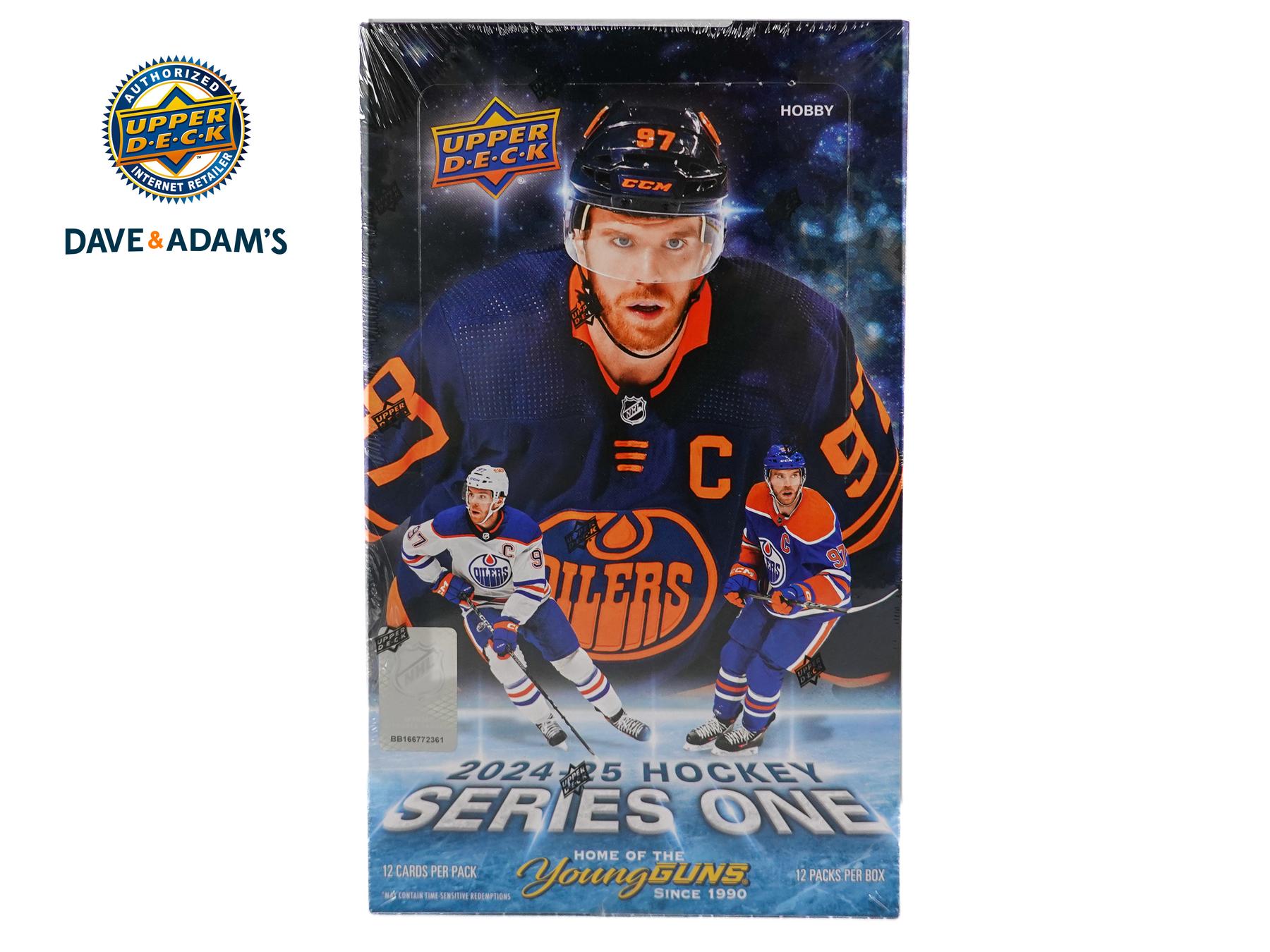 Upper Deck Blaster Box Hockey 2024-25 Serie 1 - 48 Carte Collezionabili + Carta Young Guns