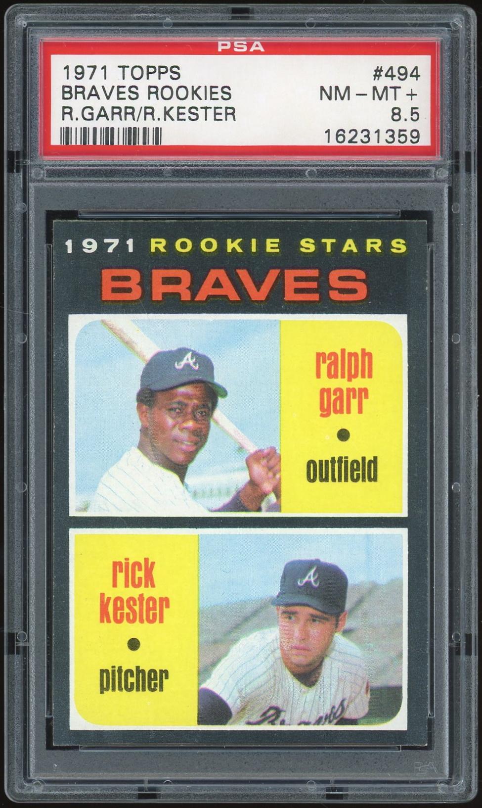 1971 Topps #494 Ralph Garr PSA 8.5 *1359 (Reed Buy) | DA Card World