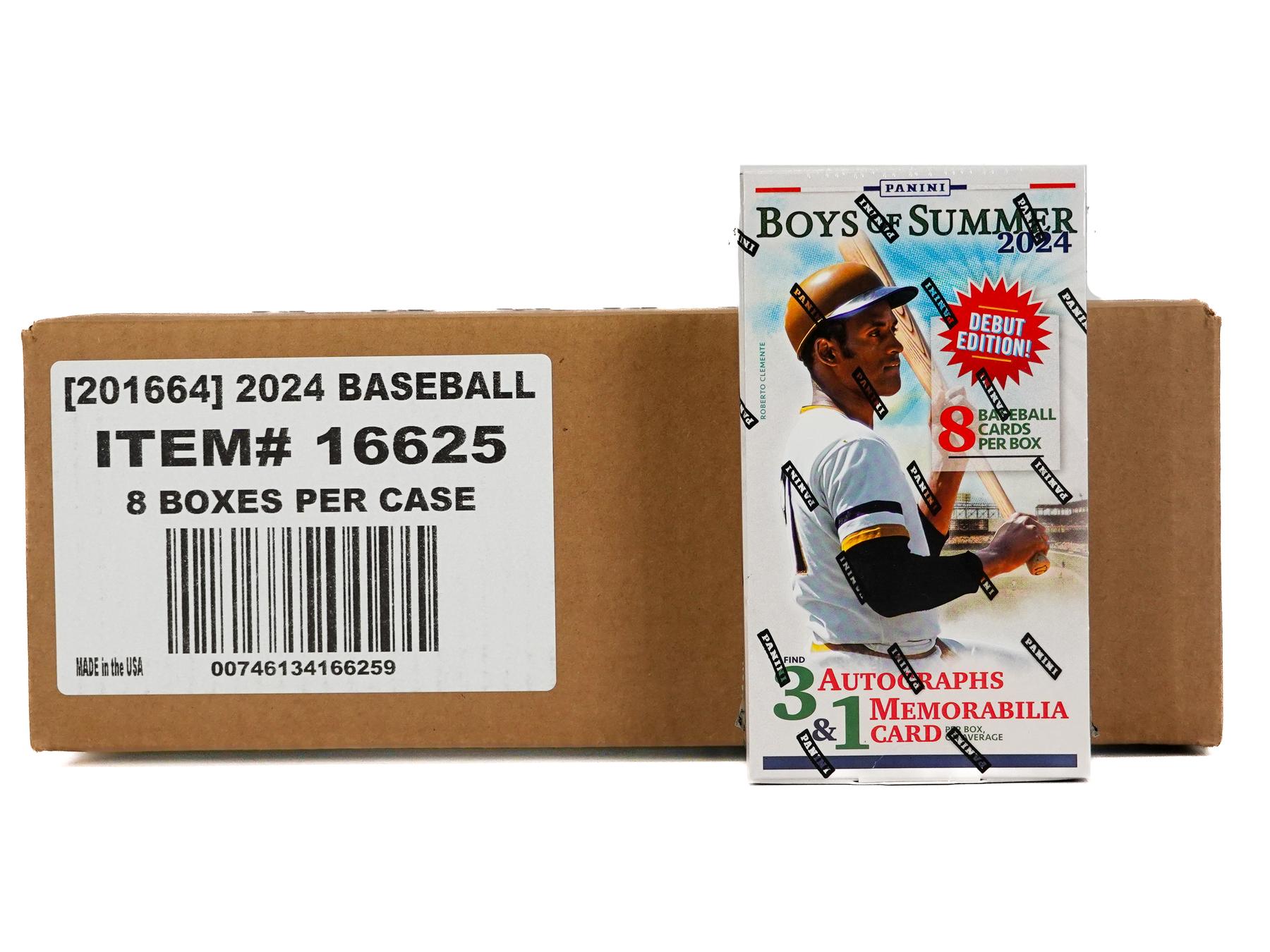 2024 Panini Boys Of Summer Baseball Hobby 8-Box Case | DA Card World