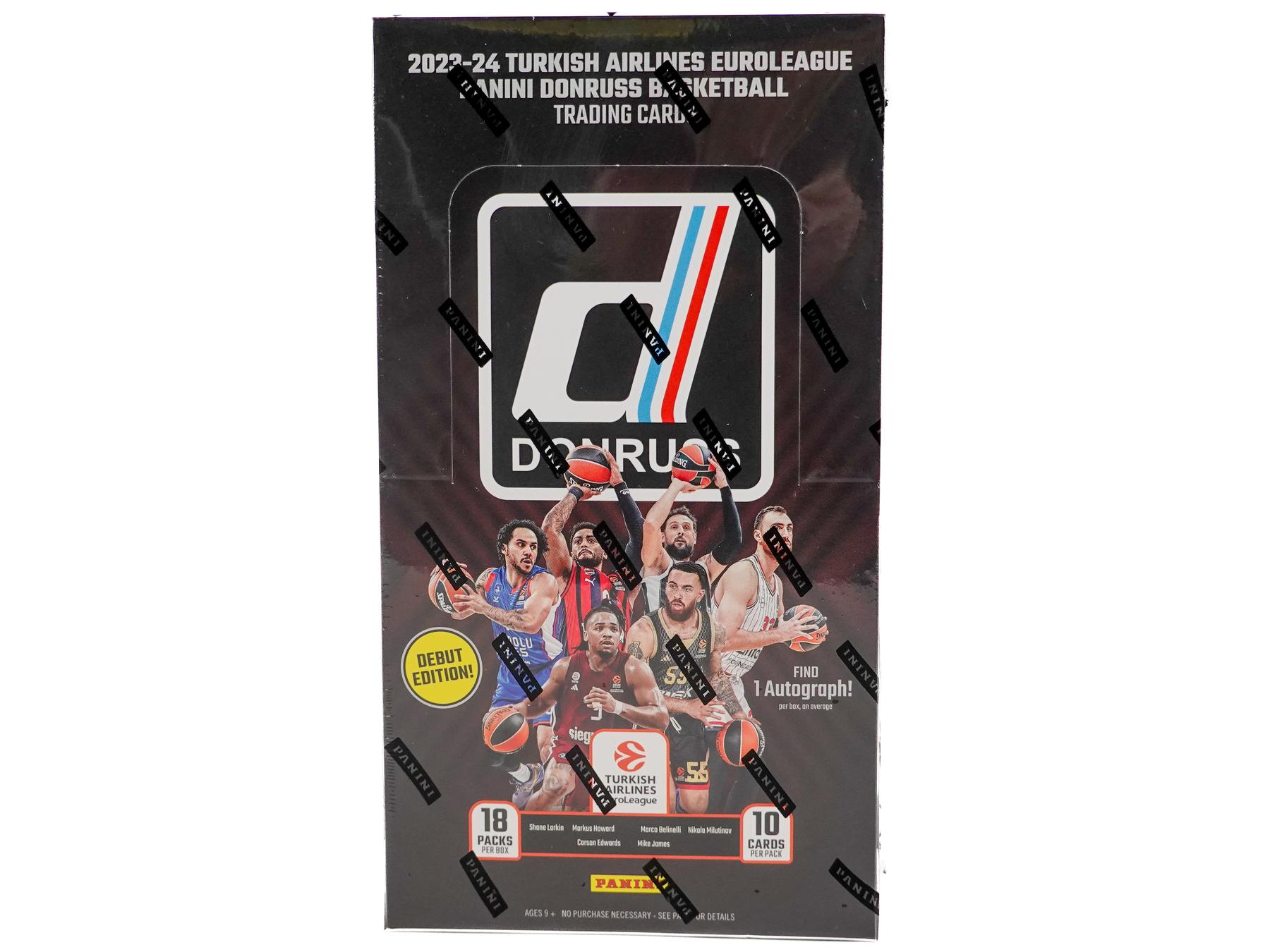 海外並行輸入正規品 Donruss Panini 2023/24 Turkish EuroLeague Airlines Box+デッキ+パック