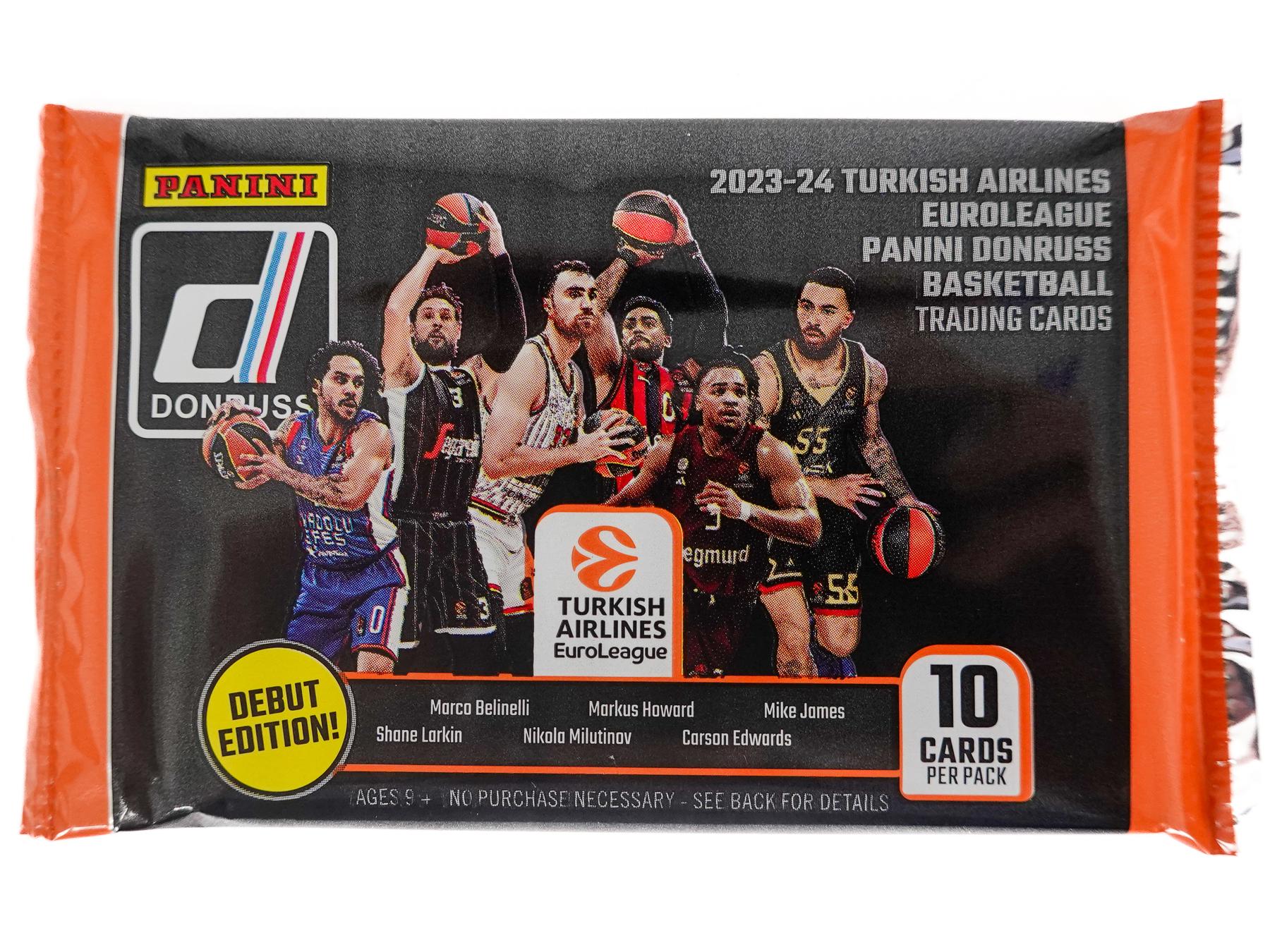 2023/24 Panini Donruss Turkish Airlines EuroLeague Basketball Hobby ...